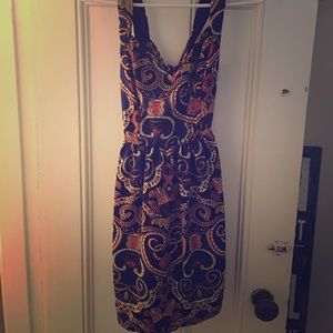 Printed mini dress