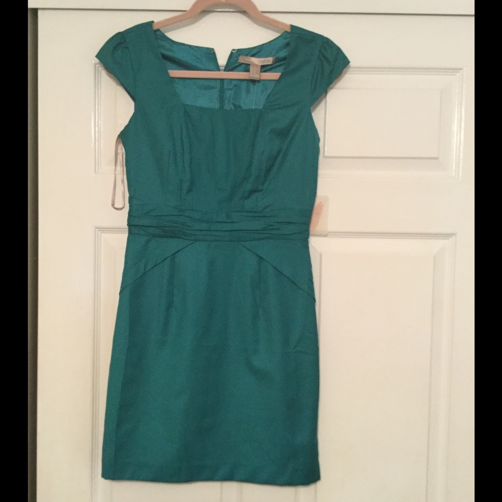 Forever 21 greenish -blue sleeveless dress
