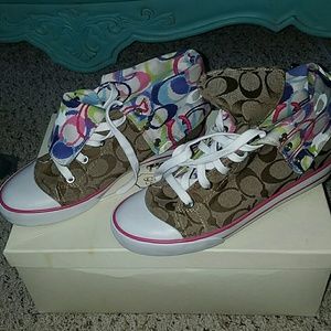 Womens Coach shoes.  Worn once
