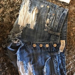 A&F jean shorts