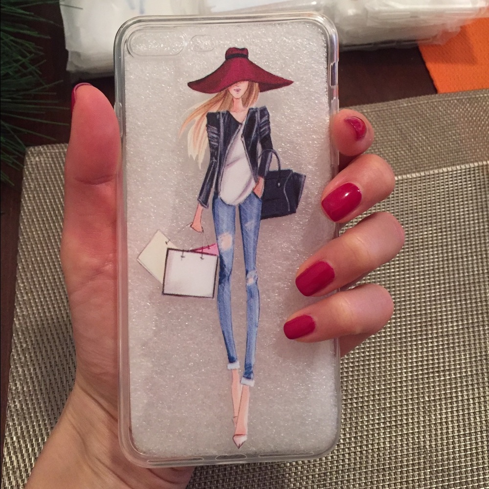 🌹Fashion Girl IPhone 7 & 8 Plus Case 🌹