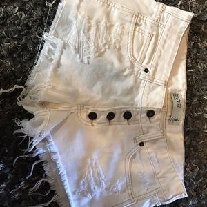 A&F jean shorts