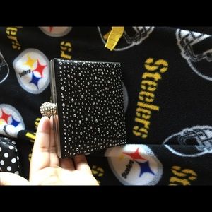 Sparkly black purse