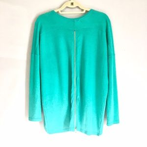 Zippered-Back Sweater