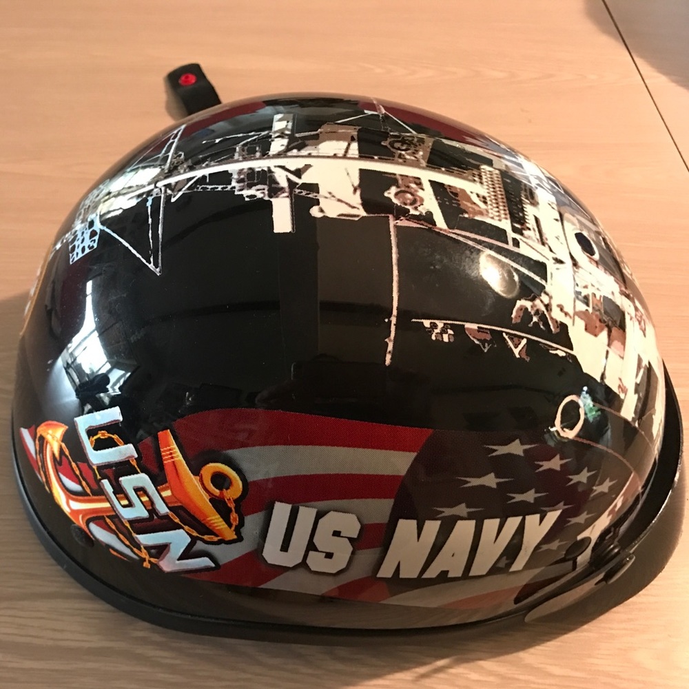 Motorcycle 🏍Large Helmet USN