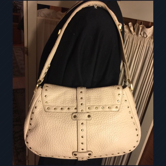 SALE❤️NWOT-RAFÉ NEW YORK CREAM PEBBLED LEATHER BAG - Picture 2 of 6