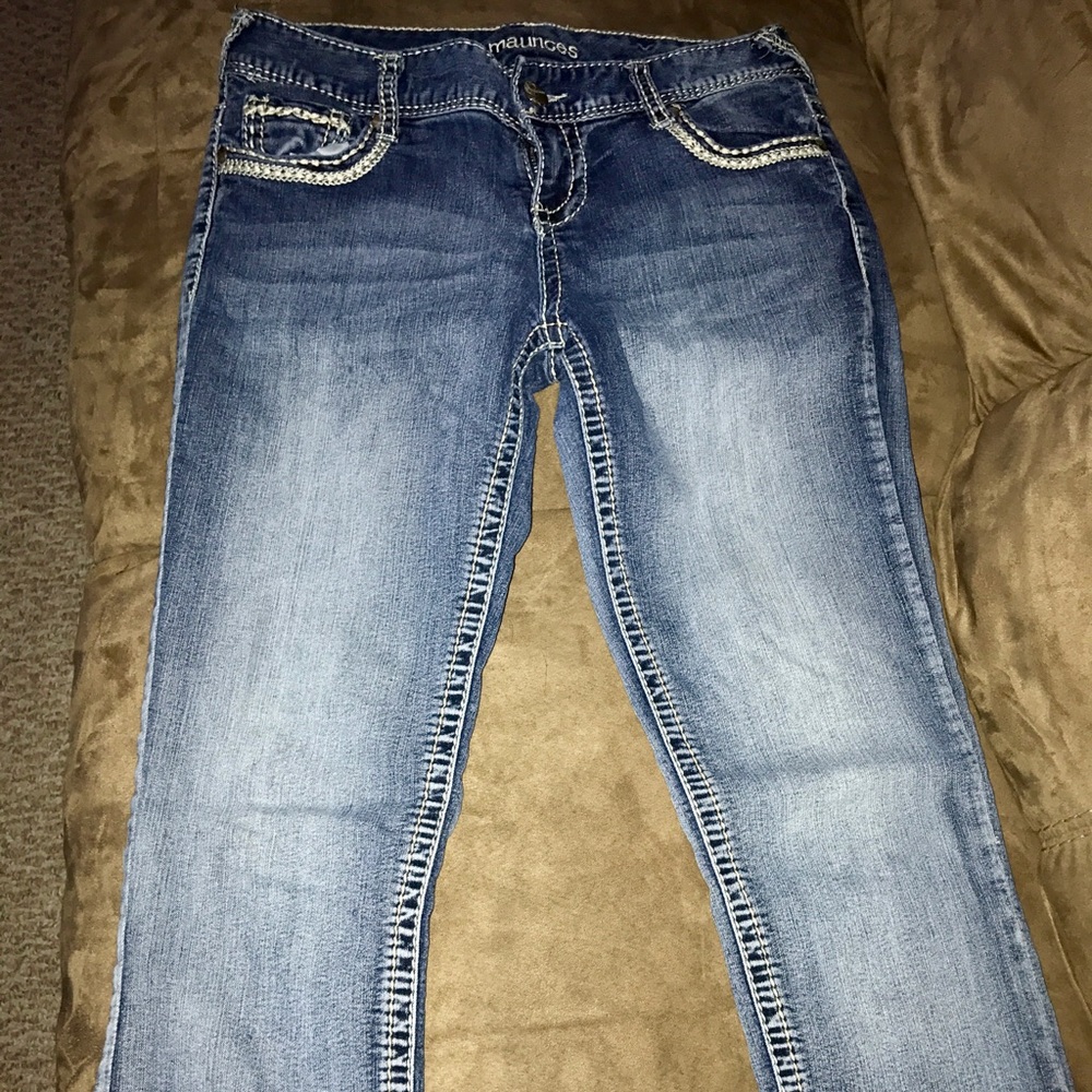 Size 7/8 maurices capris inseam 22"