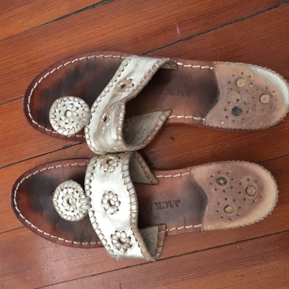 Jack Rogers Navajo Sandal (Platinum)