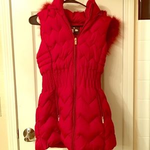 Red Fur Vest