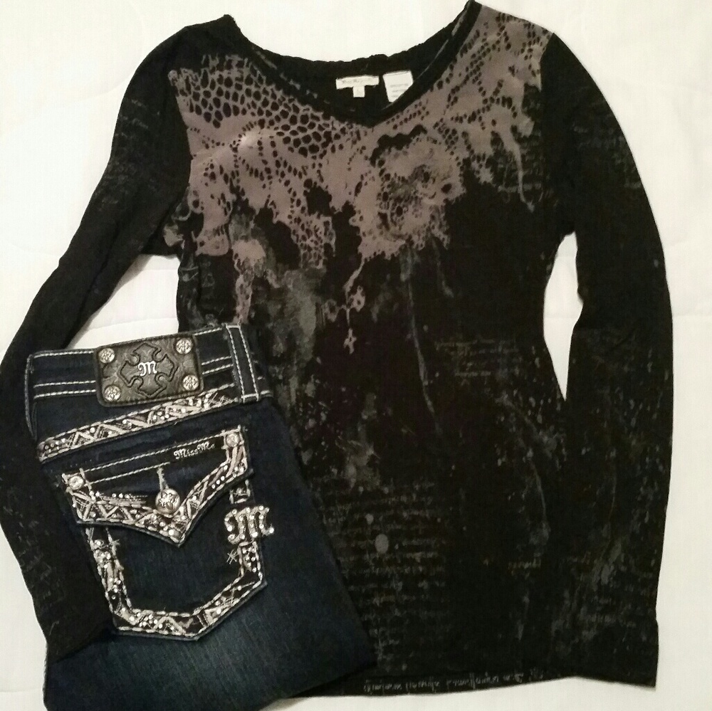 Girls Miss Me top