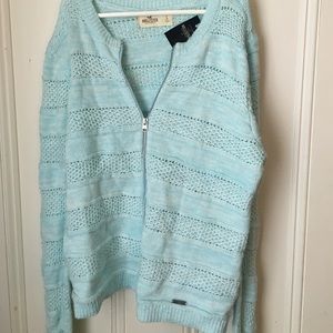 Blue hollister sweater