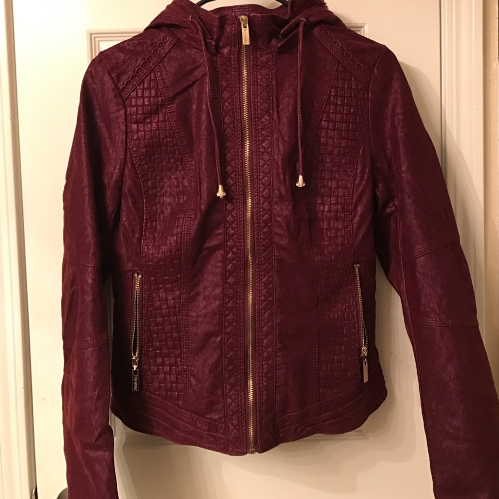 Berry Bomber Style Jacket