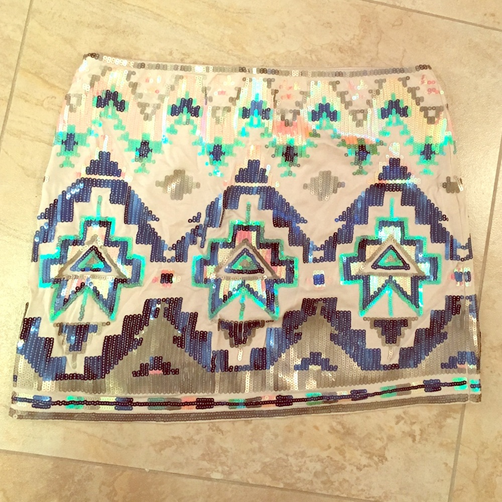Sequin skirt