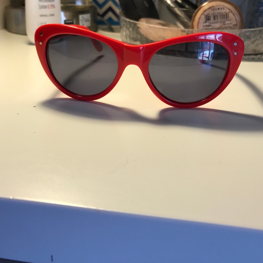 Red Selima Sun for J. Crew Sunglasses! Never worn