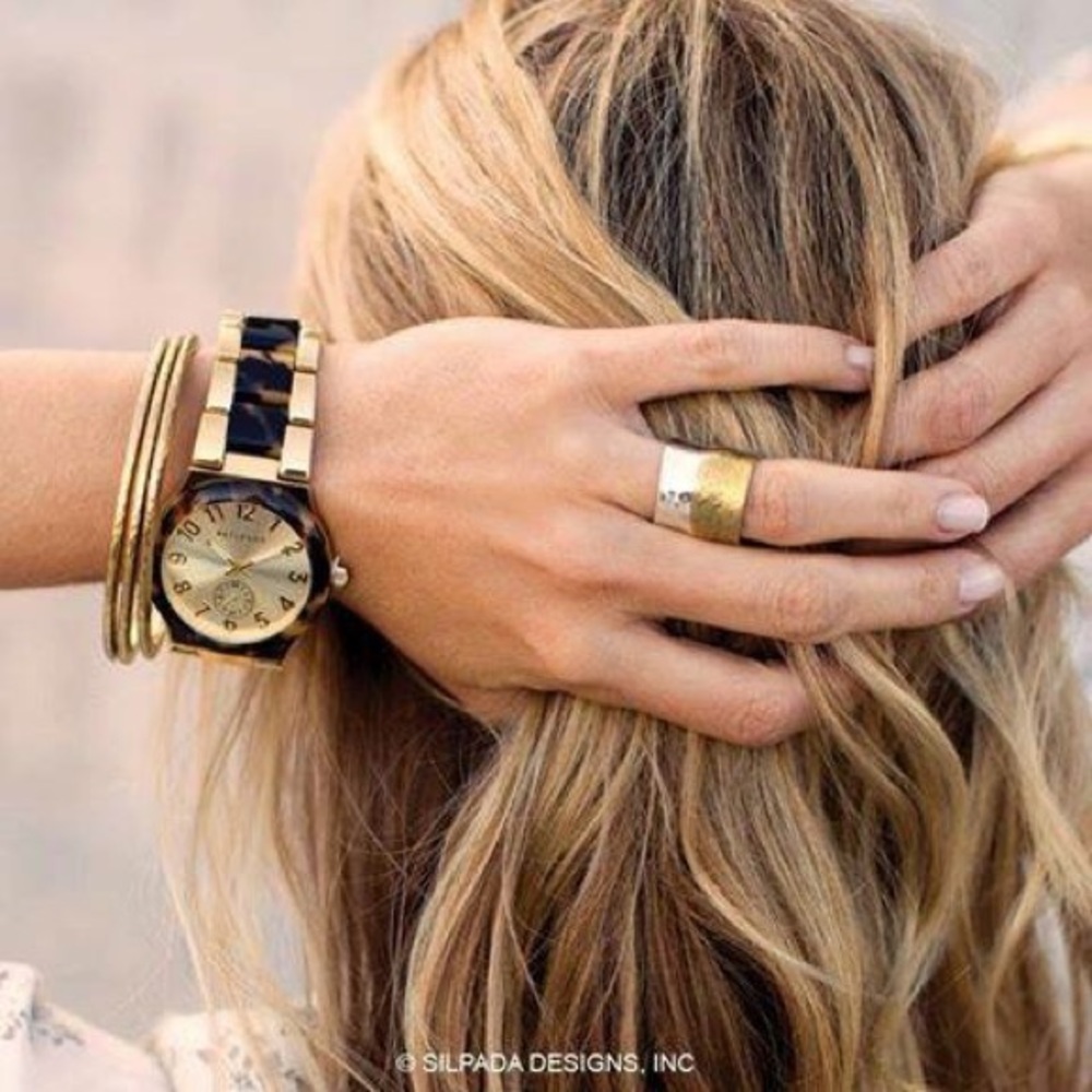 Silpada - Timeless Tortoise Watch .. BRAND NEW