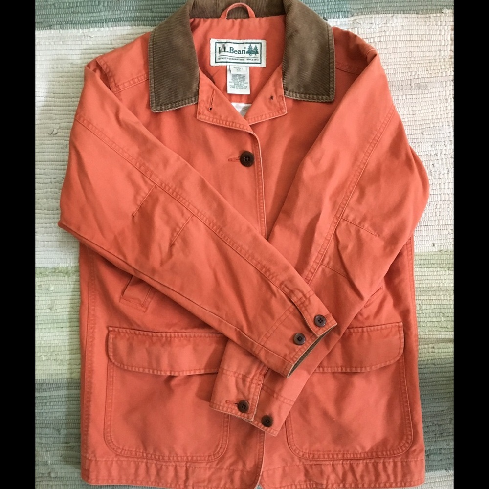 L.L. Bean Canvas Barn Jacket with Corduroy