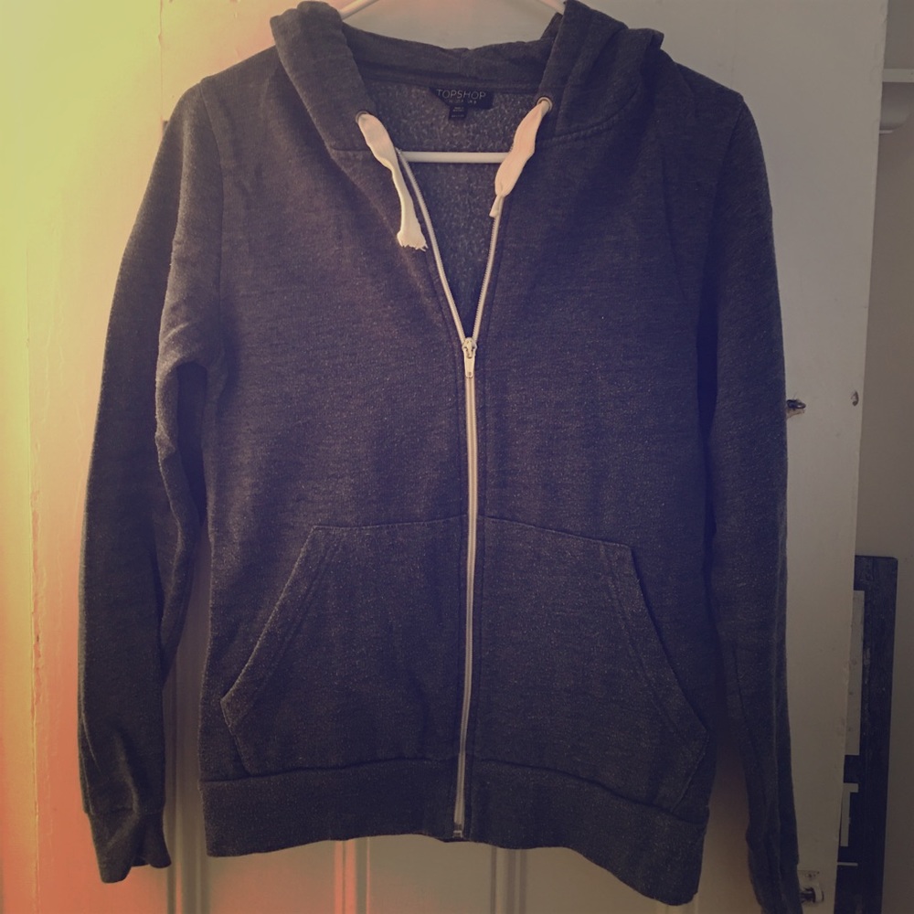 Navy zip up