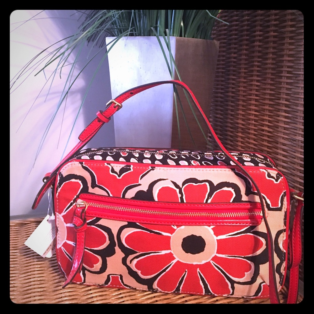 HP🎉5/6🎉NWT Coach Poppy Floral Scarf Print Flt