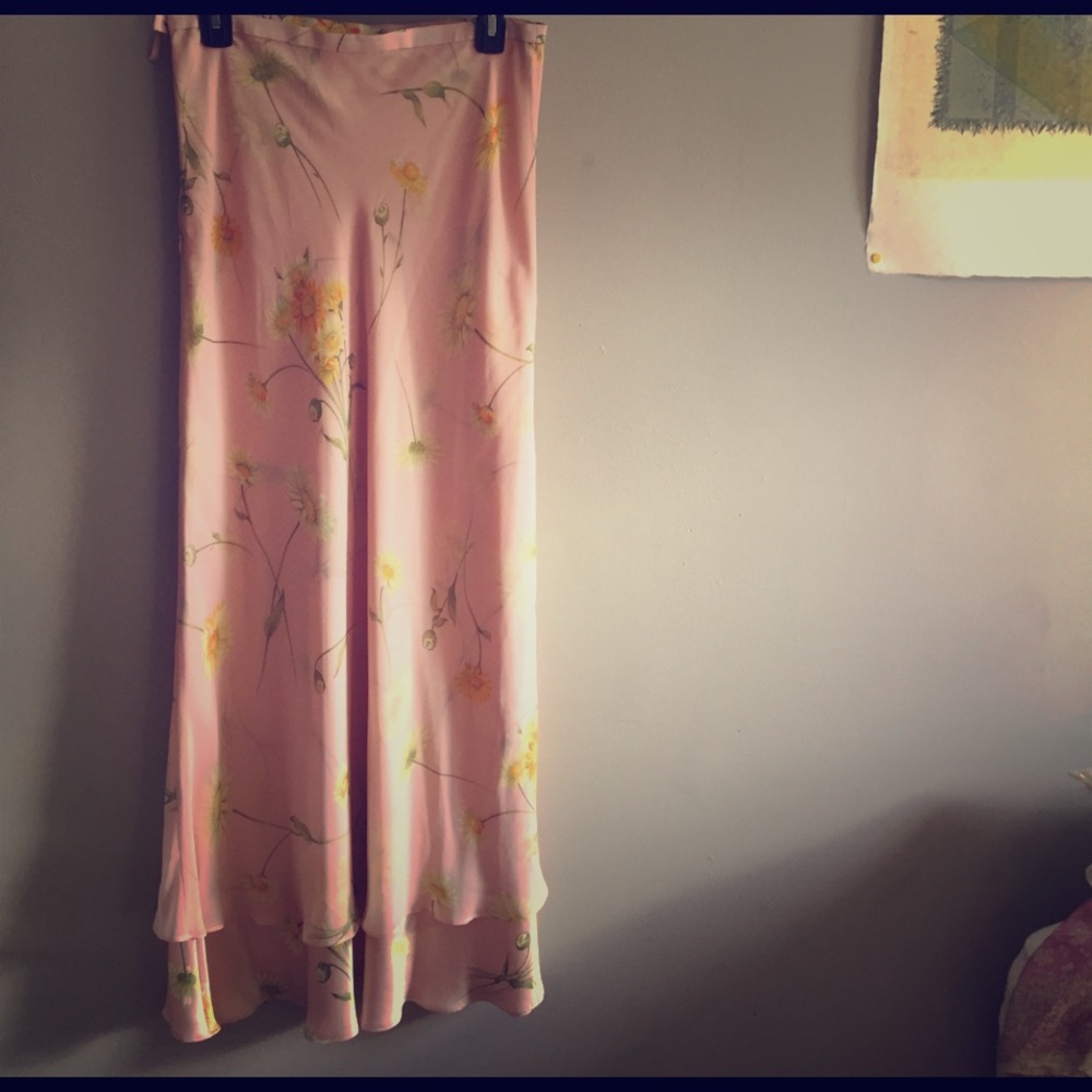 Escada Luscious Silk Maxi Skirt