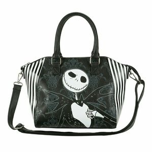 Nightmare Before Christmas Black & White Handbag