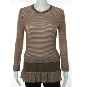 Marina Brown Crew Neck Sweater