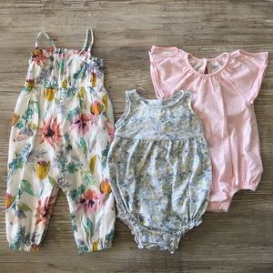 BUNDLE 3 summer rompers