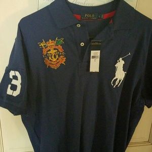 Polo ralph lauren big pony and crest shirt