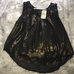 Gold Shimmer Top