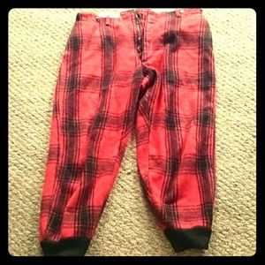 Vintage red plaid wool hunting pants sz. 36