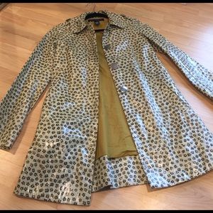 Super Chic French Connection Floral Rain Jacket