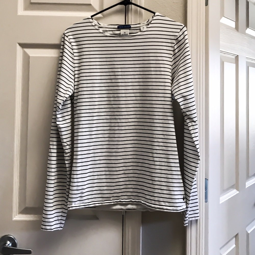 Scotch & Soda Black & White stripped shirt