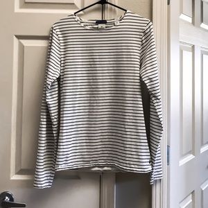 Scotch & Soda Black & White stripped shirt