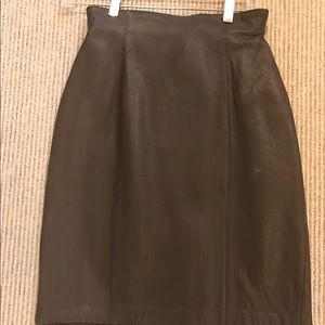 Ladies Leather Skirt