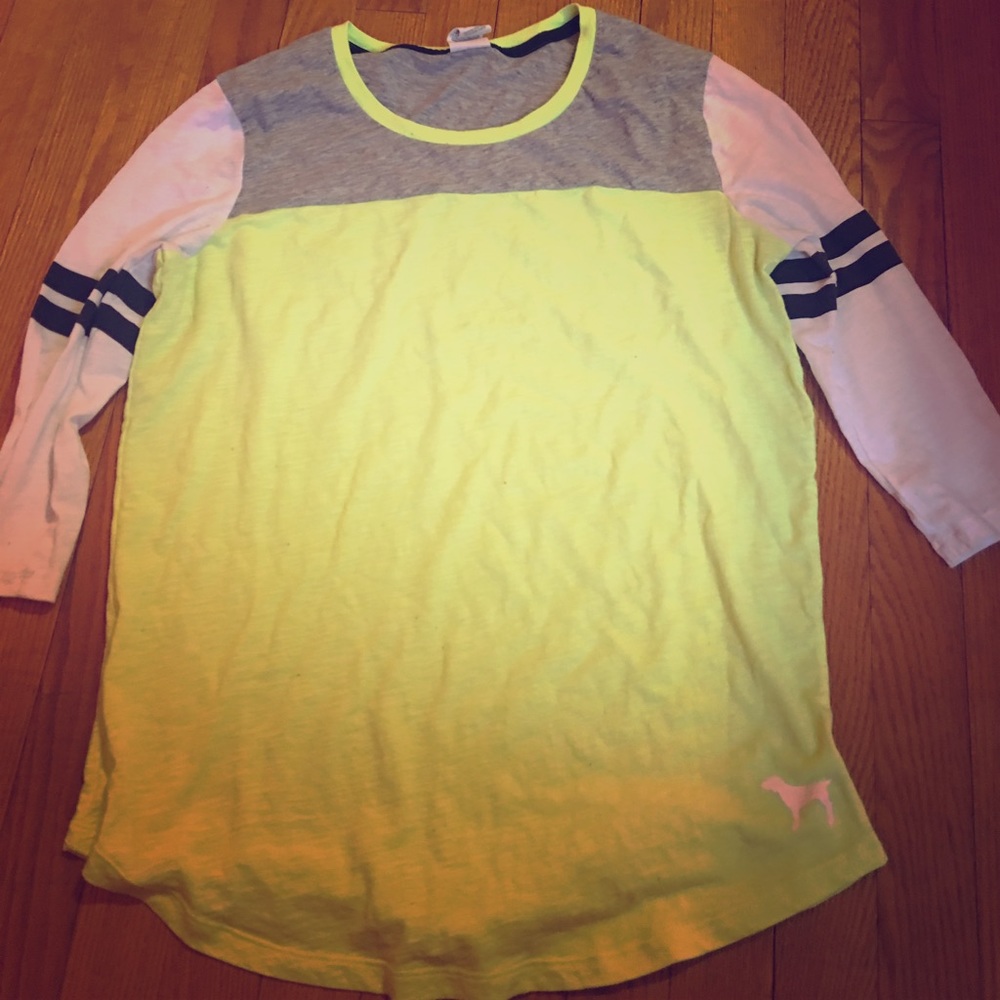 Victoria secret pink baseball tee