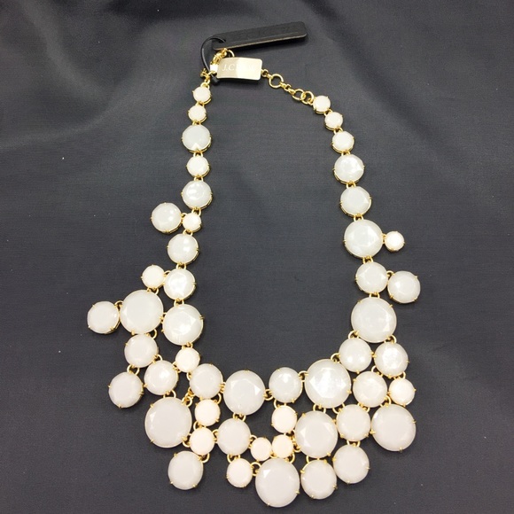 J. Crew Jewelry - J.Crew statement necklace in white