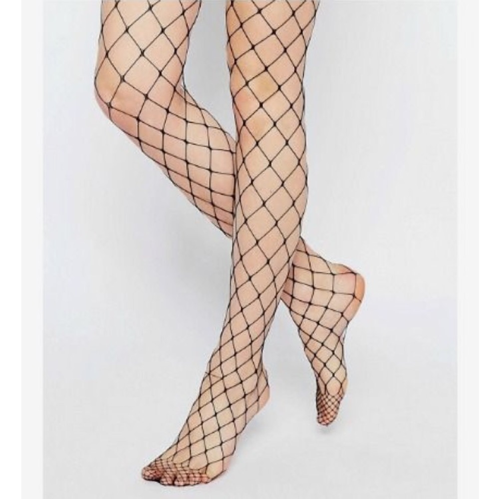 Black net tights - Picture 2 of 3