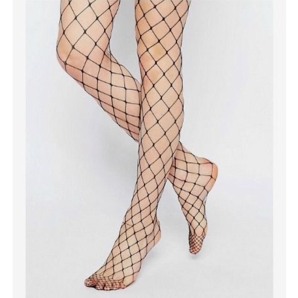 Black net tights - Picture 2 of 3