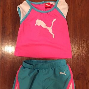 Puma shorts set