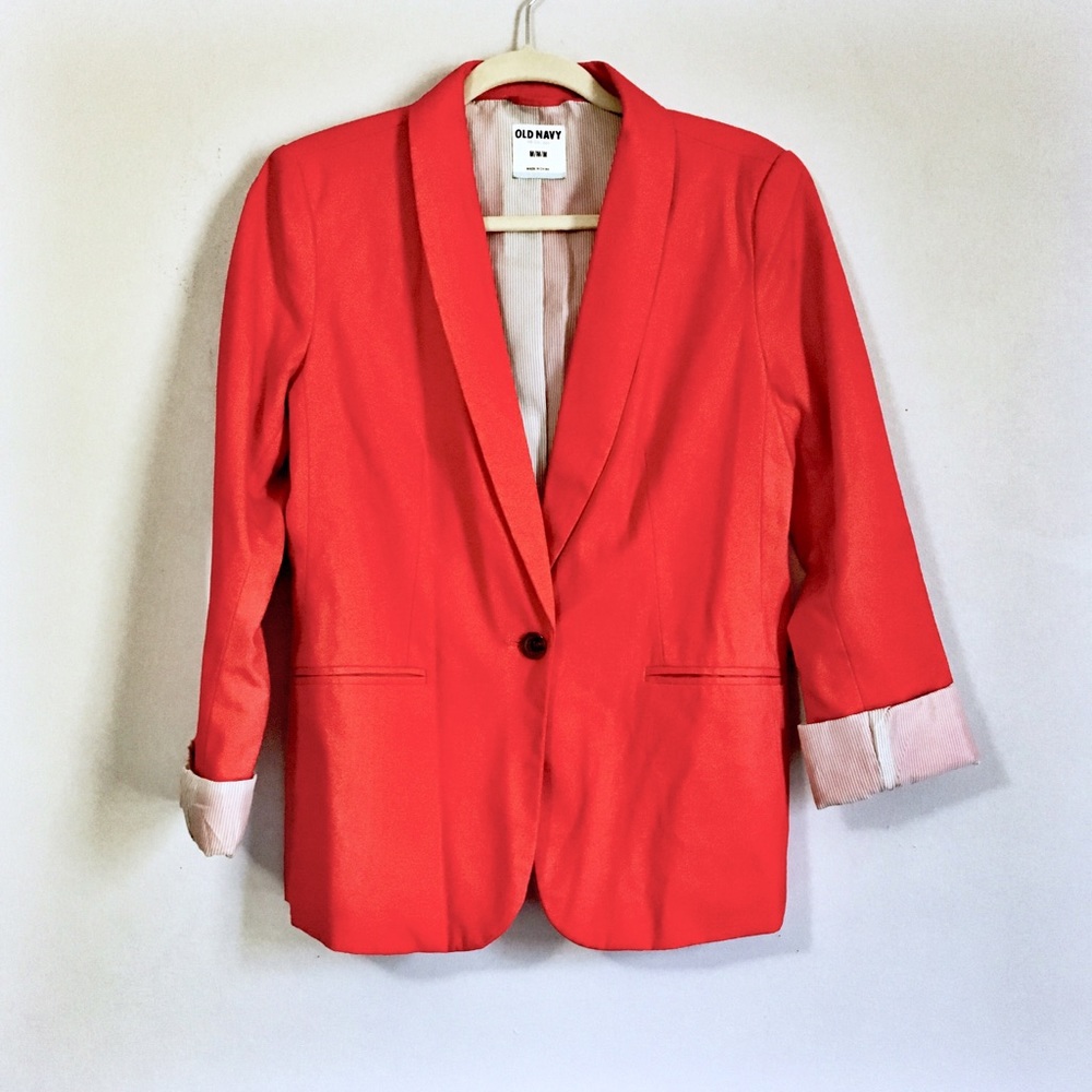 Red Aloud Blazer