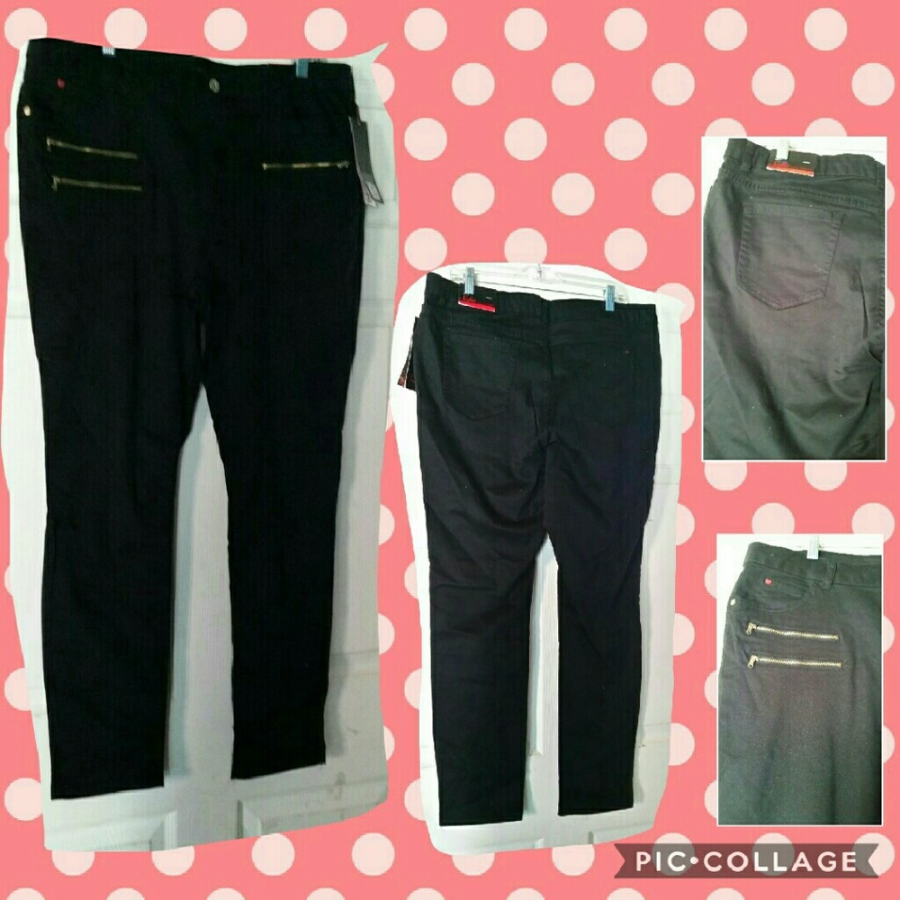 Sofia black skinny pants