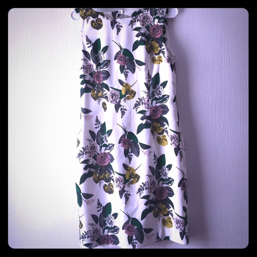 White Floral Dress