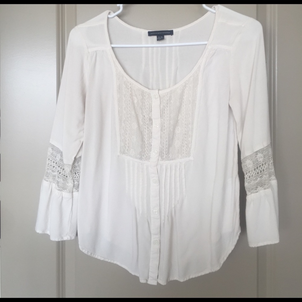 American Eagle Outfitters Peasant Top Size XS