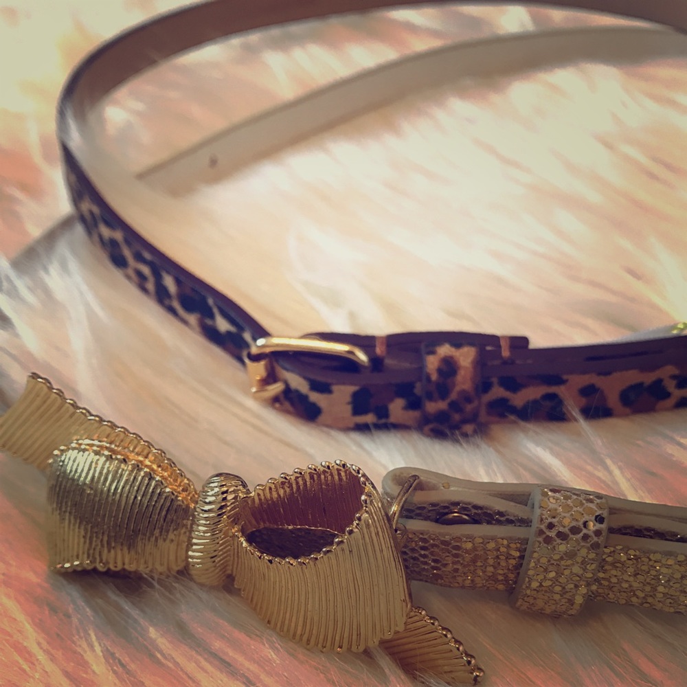 BCBG & Lili Pulitzer Skinny Belts