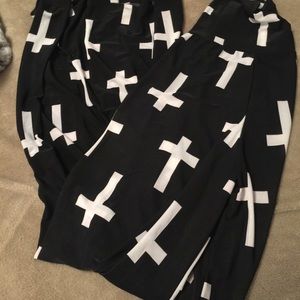 Cross palazzo pant