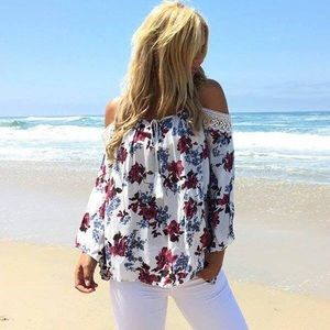floral blouse