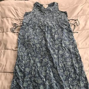 Motherhood 100% silk maxi-length column dress