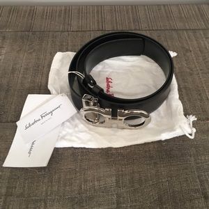 Salvatore Ferragamo Double Gancini belt