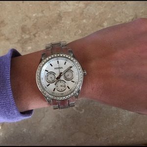 Clear Fossil Watch