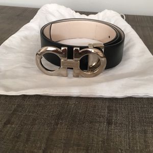 Salvatore Ferragamo Double Gancini Belt