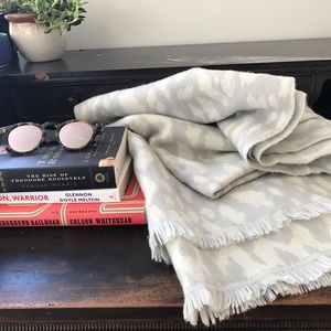 Banana Republic leopard blanket scarf